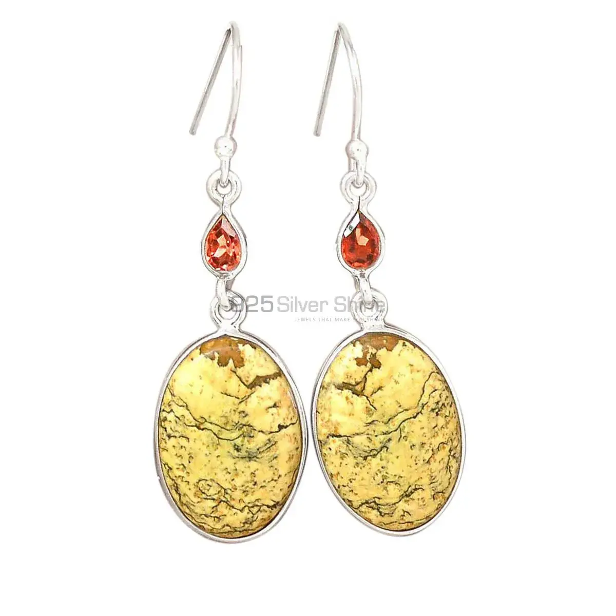 925 Sterling Silver Earrings In Multi Gemstone Jewelry 925SE2853_2