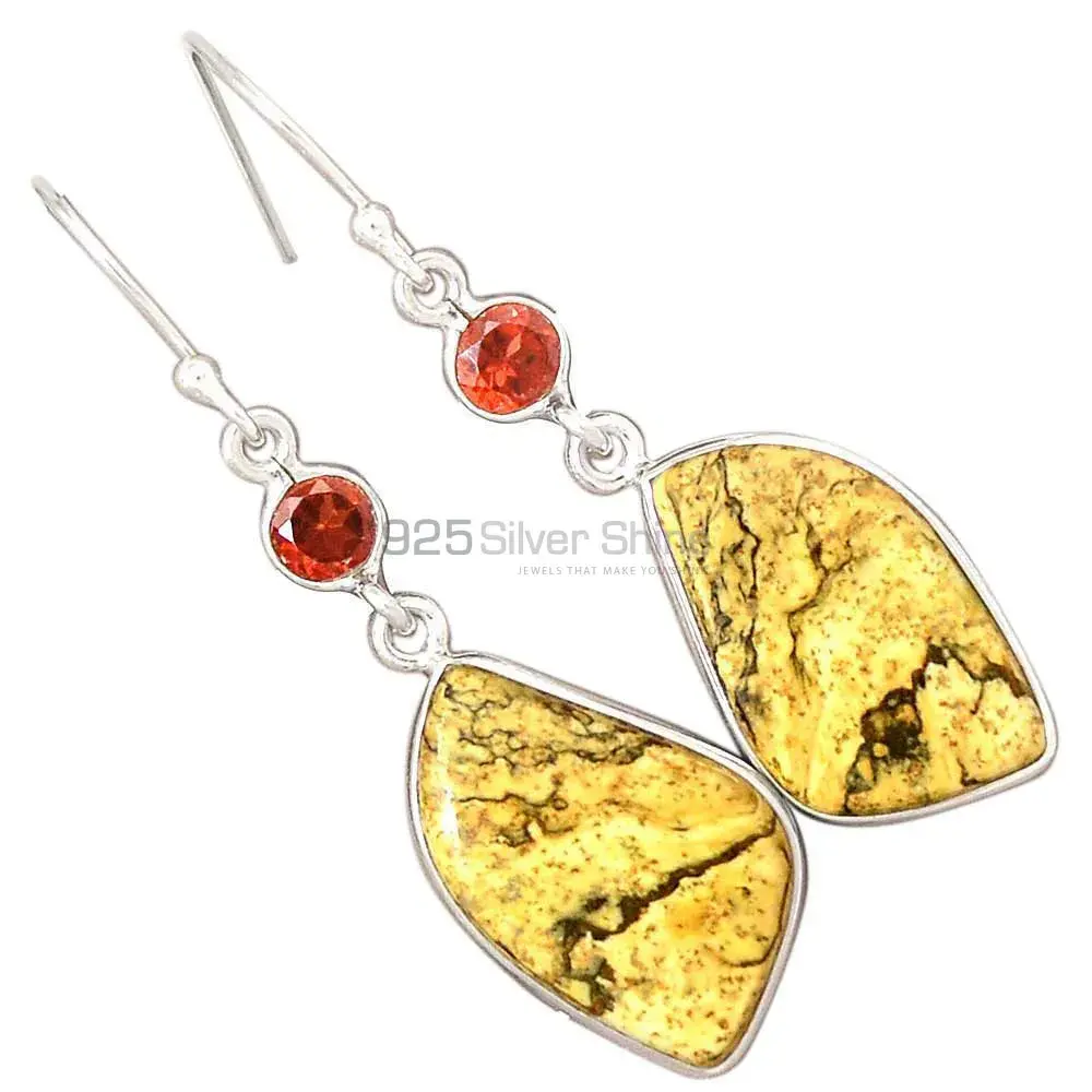 925 Sterling Silver Earrings In Multi Gemstone Jewelry 925SE2853_7