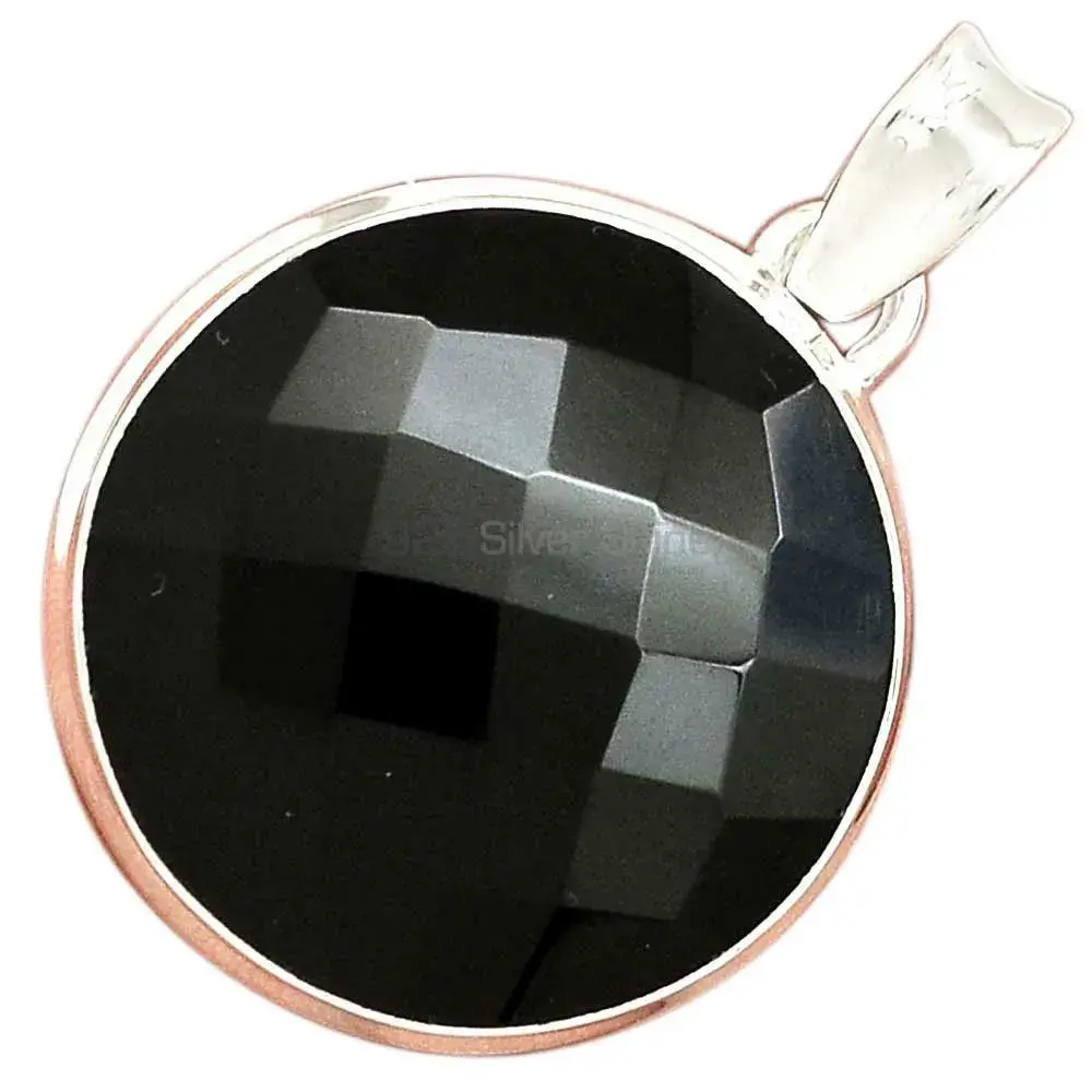 925 Sterling Silver Handmade Pendants In Black Onyx Gemstone Jewelry 925SP161_16