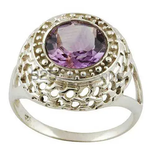 Engagement Sterling Silver Amethyst Rings 925SR3555_0