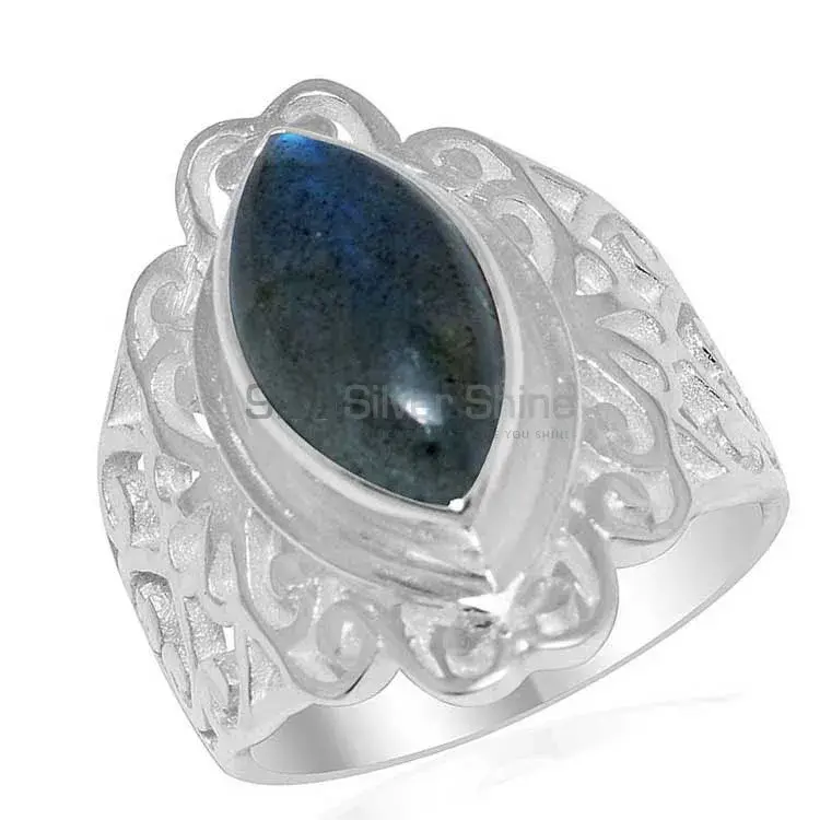 925 Sterling Silver Handmade Rings In Labradorite Gemstone Jewelry 925SR1647_1