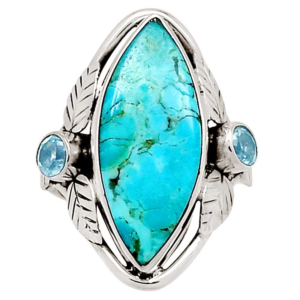 925 Sterling Silver Handmade Rings In Multi Gemstone Jewelry 925SR1043_0