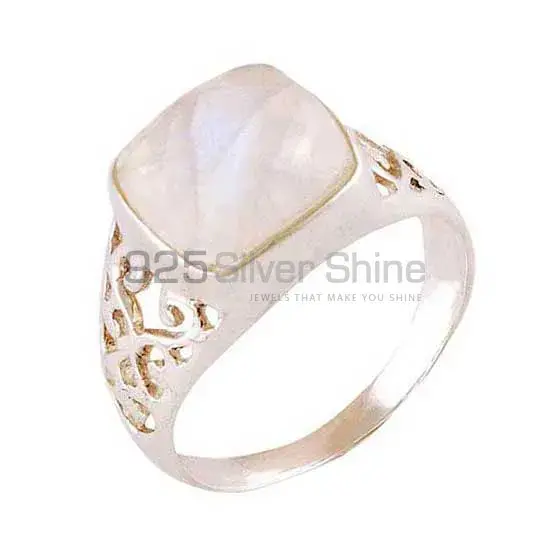 925 Sterling Silver Handmade Rings In Rainbow Moonstone Jewelry 925SR4064_1