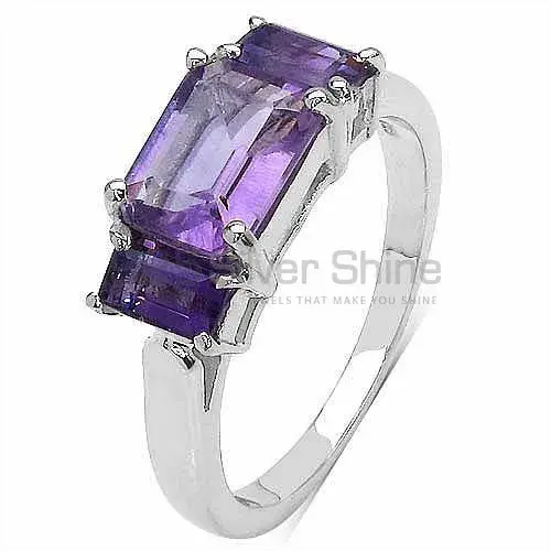 925 Sterling Silver Rings In Amethyst Gemstone Jewelry 925SR3142_0