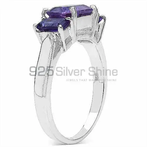 925 Sterling Silver Rings In Amethyst Gemstone Jewelry 925SR3142_1