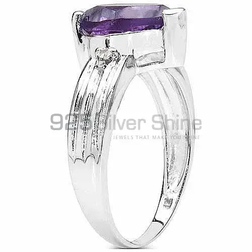 925 Sterling Silver Rings In Amethyst Gemstone Jewelry 925SR3142_2