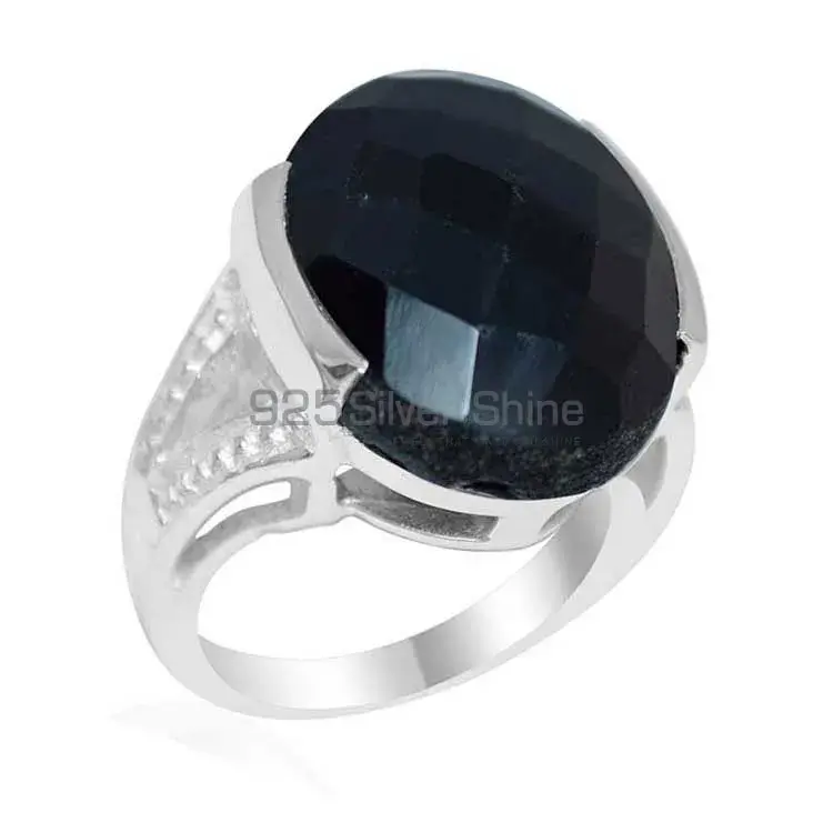 925 Sterling Silver Rings In Black Onyx Gemstone Jewelry 925SR1869_1