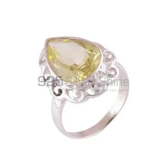 925 Sterling Silver Rings In Lemon Topaz Gemstone Jewelry 925SR3903_1