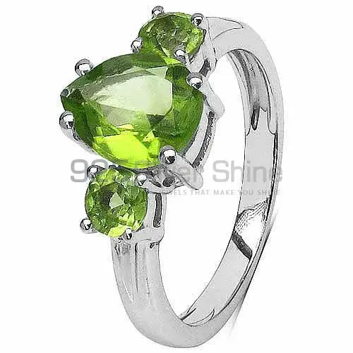925 Sterling Silver Rings In Peridot Gemstone Jewelry 925SR3063_2