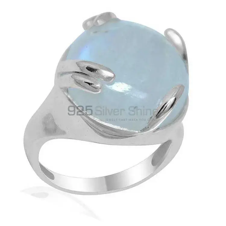 925 Sterling Silver Rings In Rainbow Moonstone Jewelry 925SR1948_1