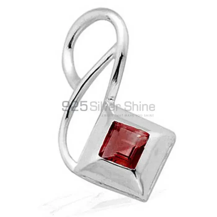 Garnet Gemstone Pendants In 925 Solid Silver Jewelry 925SP1554_1
