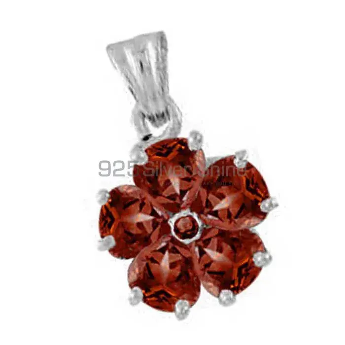 Garnet Gemstone Pendants In 925 Solid Silver Jewelry 925SP1654_0