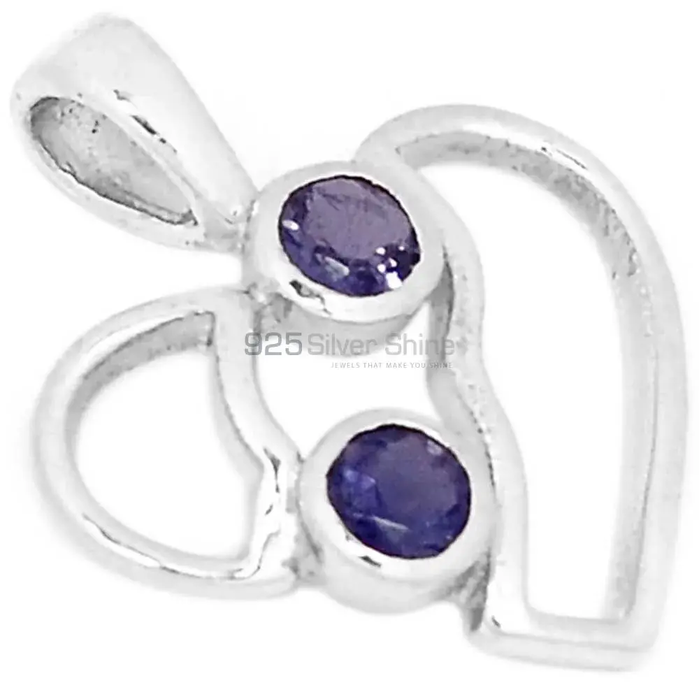 Iolite Gemstone Pendants In 925 Solid Silver Jewelry 925SP266-4_2