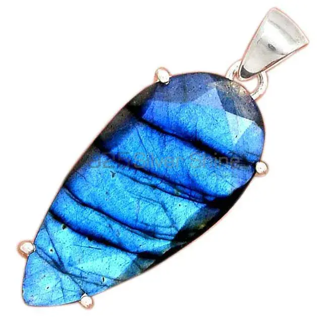Labradorite Gemstone Pendants In Fine Sterling Silver Jewelry 925SP126_2