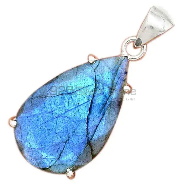 Labradorite Gemstone Pendants In Fine Sterling Silver Jewelry 925SP126_3