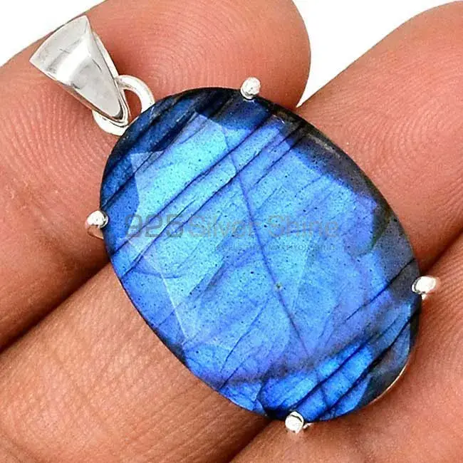 Labradorite Gemstone Pendants In Fine Sterling Silver Jewelry 925SP126_8