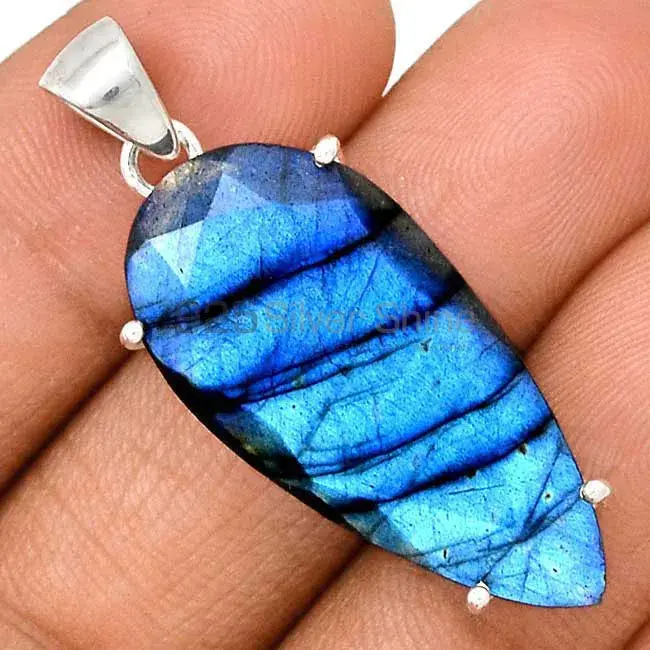 Labradorite Gemstone Pendants In Fine Sterling Silver Jewelry 925SP126_9
