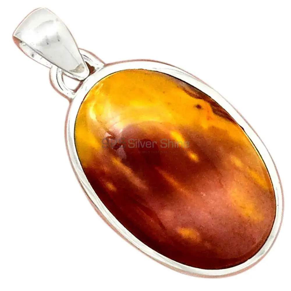 Mookaite Gemstone Pendants In 925 Fine Silver Jewelry 925SP138_0