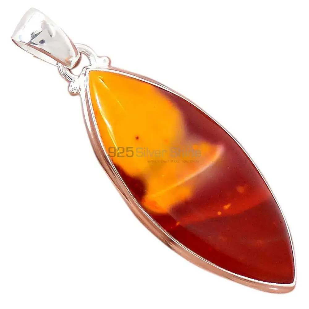 Mookaite Gemstone Pendants In 925 Fine Silver Jewelry 925SP138_12