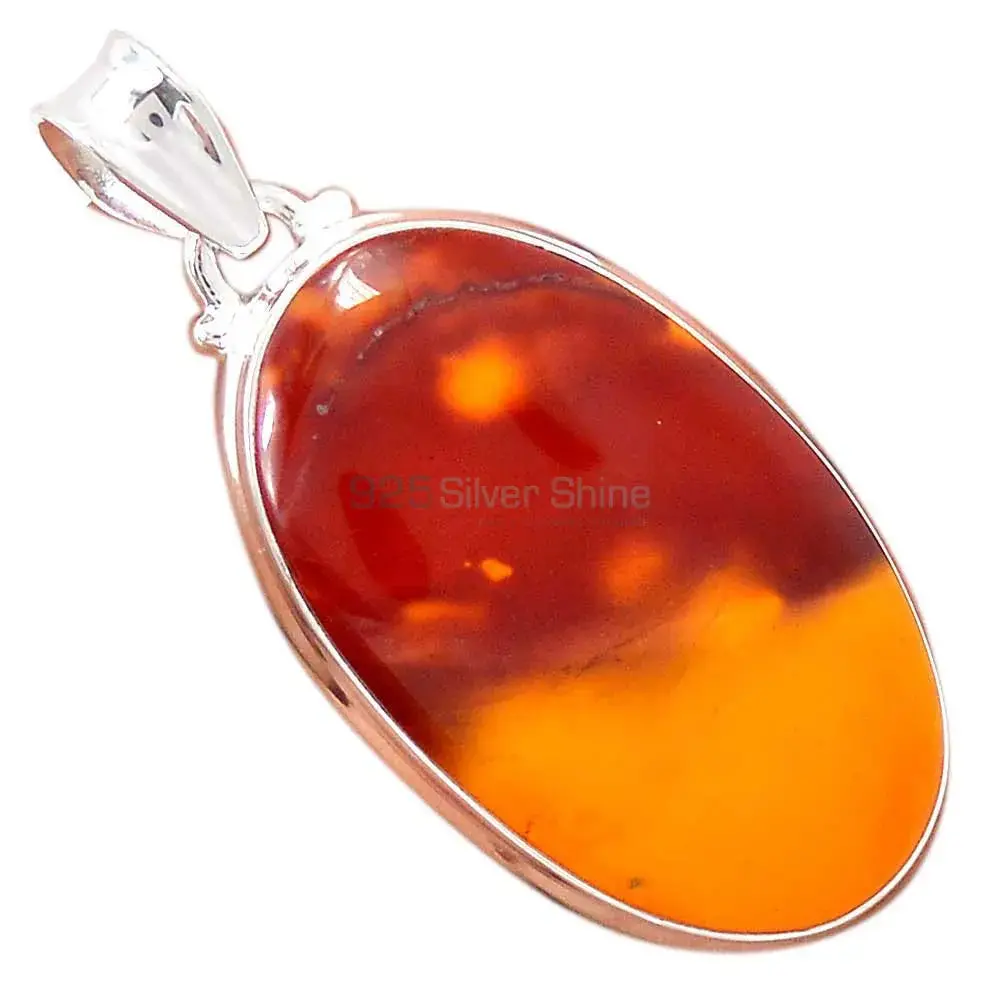 Mookaite Gemstone Pendants In 925 Fine Silver Jewelry 925SP138_13