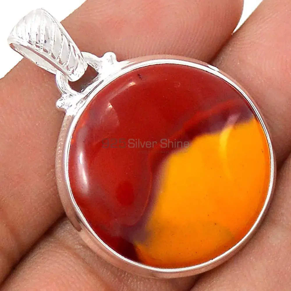 Mookaite Gemstone Pendants In 925 Fine Silver Jewelry 925SP138_19