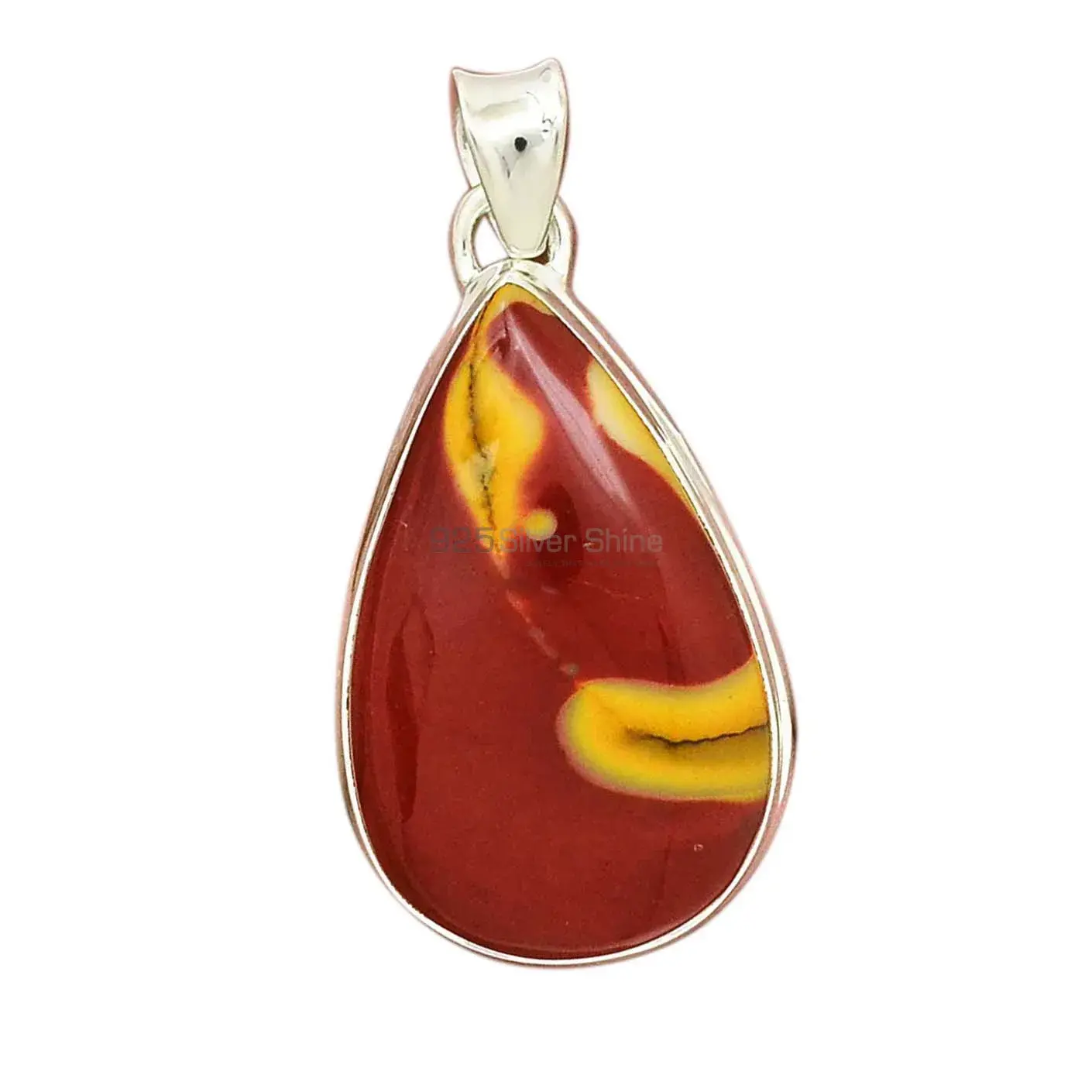Mookaite Gemstone Pendants In 925 Fine Silver Jewelry 925SP138_2