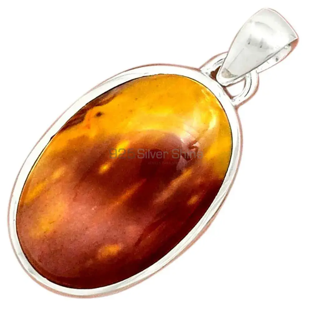 Mookaite Gemstone Pendants In 925 Fine Silver Jewelry 925SP138_3