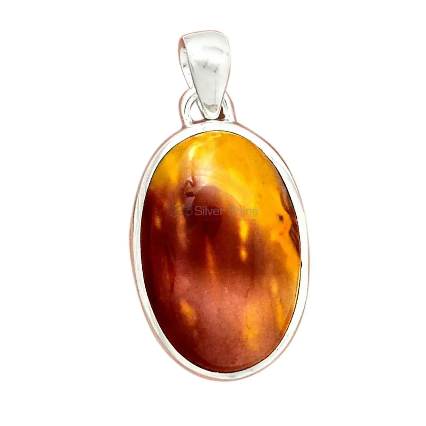 Mookaite Gemstone Pendants In 925 Fine Silver Jewelry 925SP138_4