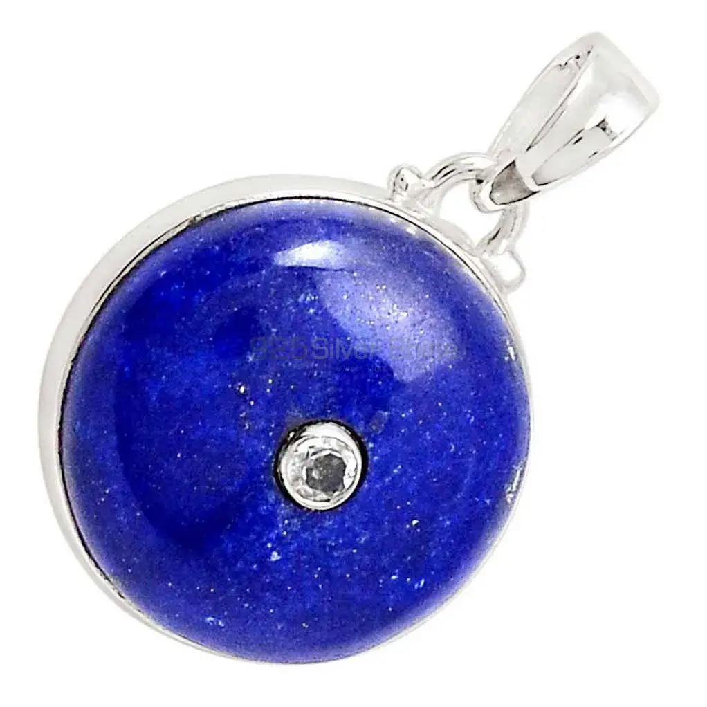 Multi Gemstone Pendants In 925 Fine Silver Jewelry 925SP70-12_3