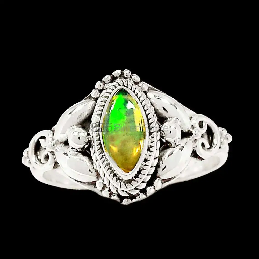 Opal Stone Ring In Sterling Silver 925SR2340_1