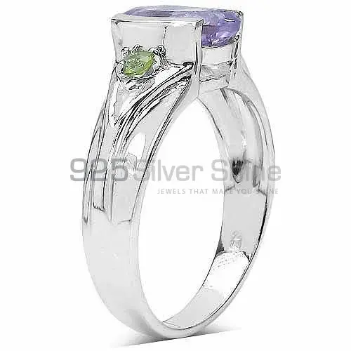925 Sterling Silver Handmade Rings In Multi Gemstone Jewelry 925SR3170_2