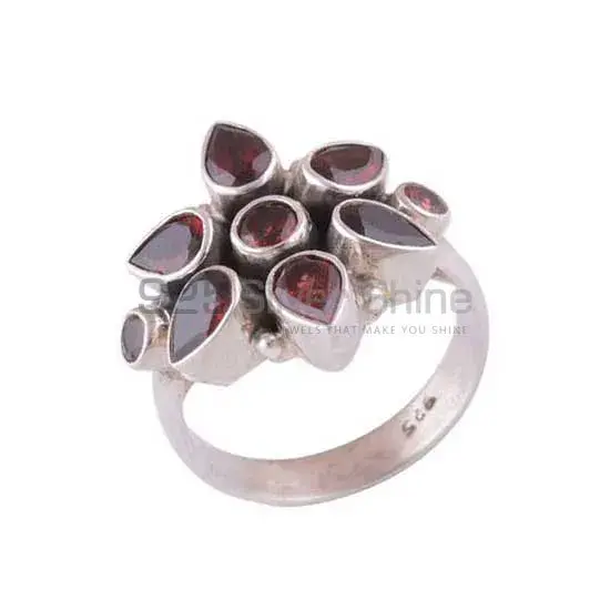 925 Sterling Silver Handmade Rings In Garnet Gemstone Jewelry 925SR3407_1