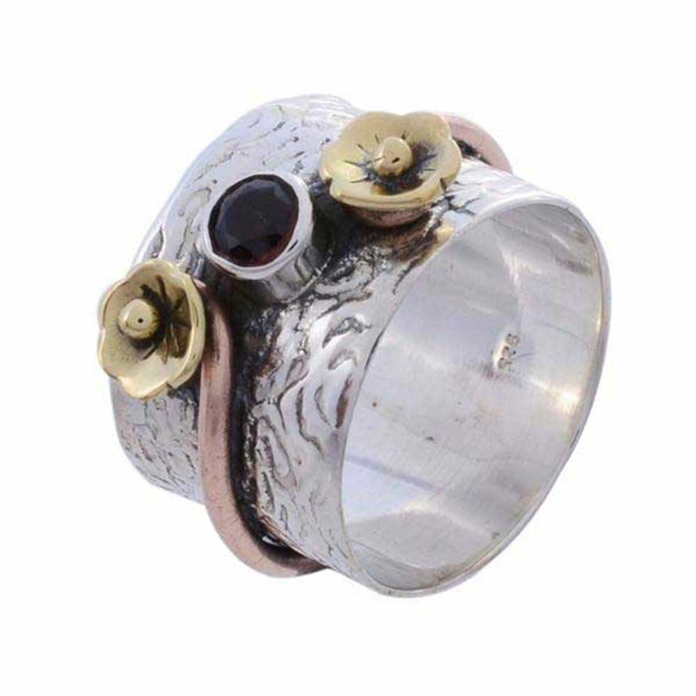 925 Sterling Silver Handmade Rings In Garnet Gemstone Jewelry 925SR974