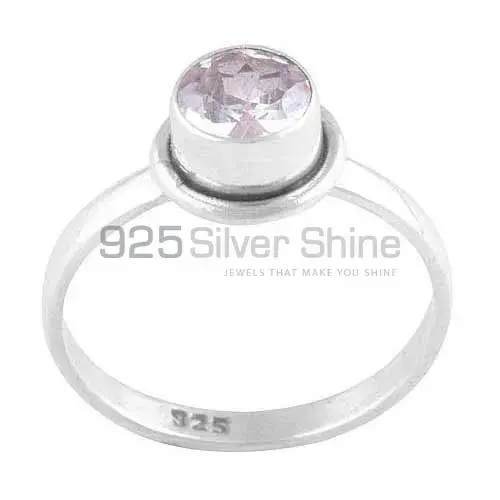 925 Sterling Silver Handmade Rings In Crystal Gemstone Jewelry 925SR3496_0