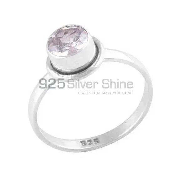 925 Sterling Silver Handmade Rings In Crystal Gemstone Jewelry 925SR3496_1