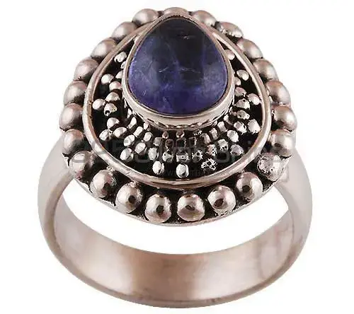 925 Sterling Silver Handmade Rings In Lapis Gemstone Jewelry 925SR2928_1