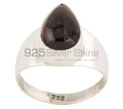 Natural Garnet Sterling Silver Engagement Rings 925SR2834_1