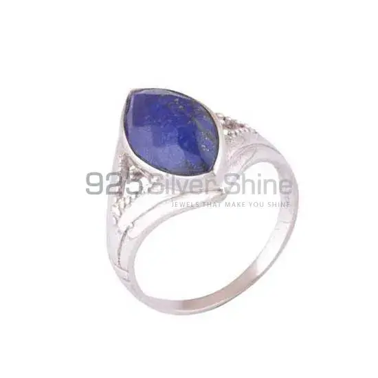 925 Sterling Silver Rings In Lapis Lazuli Gemstone Jewelry 925SR3911_1