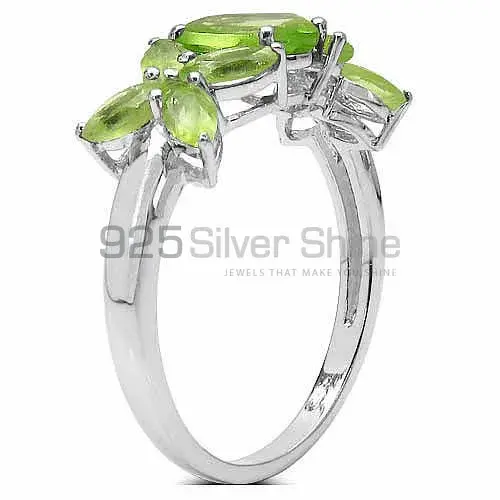 925 Sterling Silver Rings In Peridot Gemstone Jewelry 925SR3323_1