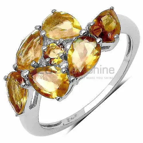 925 Sterling Silver Rings In Citrine Gemstone Jewelry 925SR3333_0