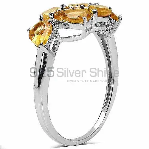 925 Sterling Silver Rings In Citrine Gemstone Jewelry 925SR3333_1