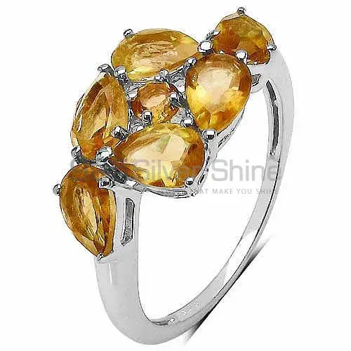 925 Sterling Silver Rings In Citrine Gemstone Jewelry 925SR3333_2