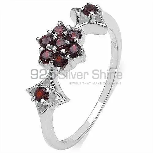 925 Sterling Silver Rings In Garnet Gemstone Jewelry 925SR3160_1