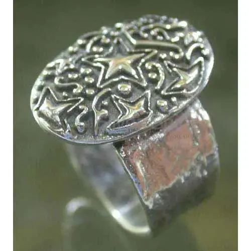 Plain 925 Solid Silver Rings Jewelry 925SR2513_0