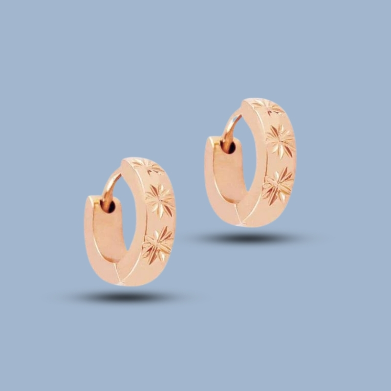 Whistles Textured 925 Sterling Silver Cartilage Hoop Earring 925She113_1