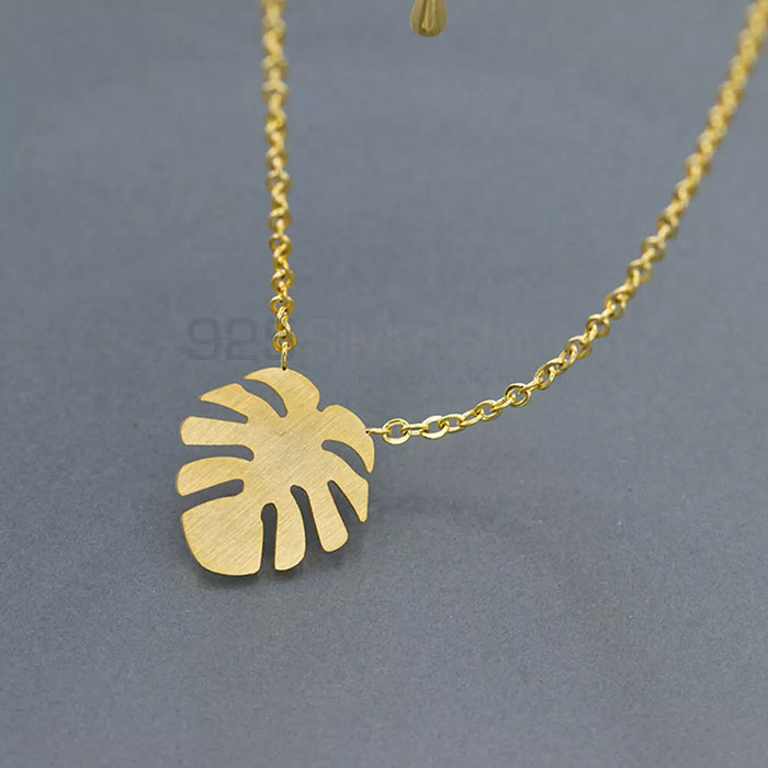 925 Silver Flower Minimalist Necklace FWMN209_1