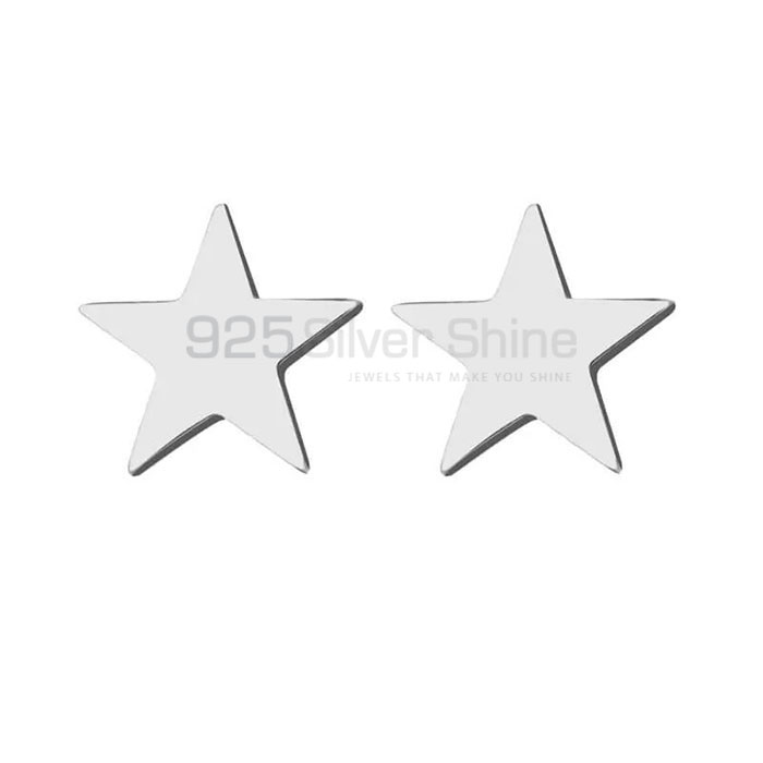 925 Silver Star Minimalist Stud Earring STME495