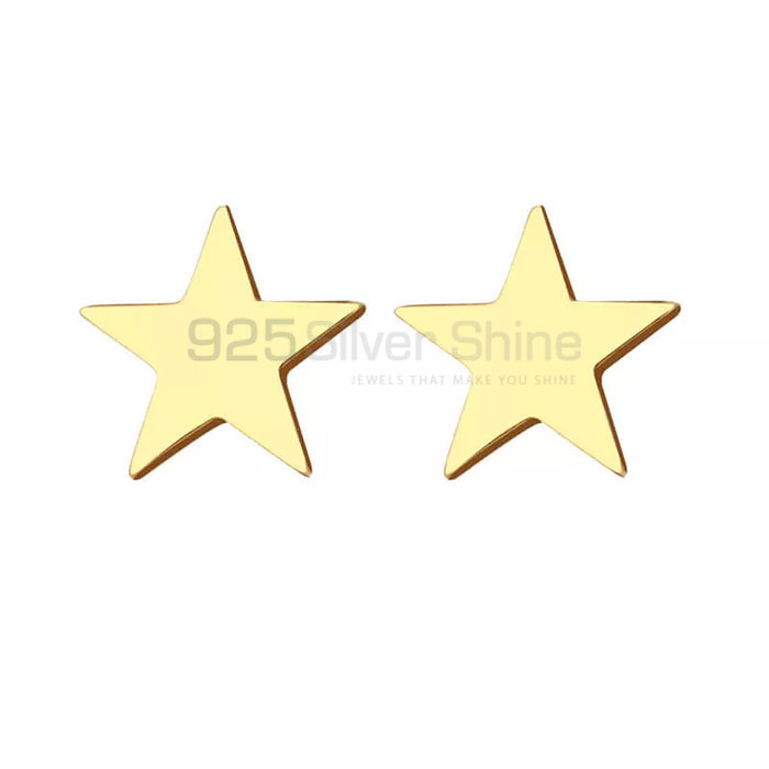 925 Silver Star Minimalist Stud Earring STME495_0