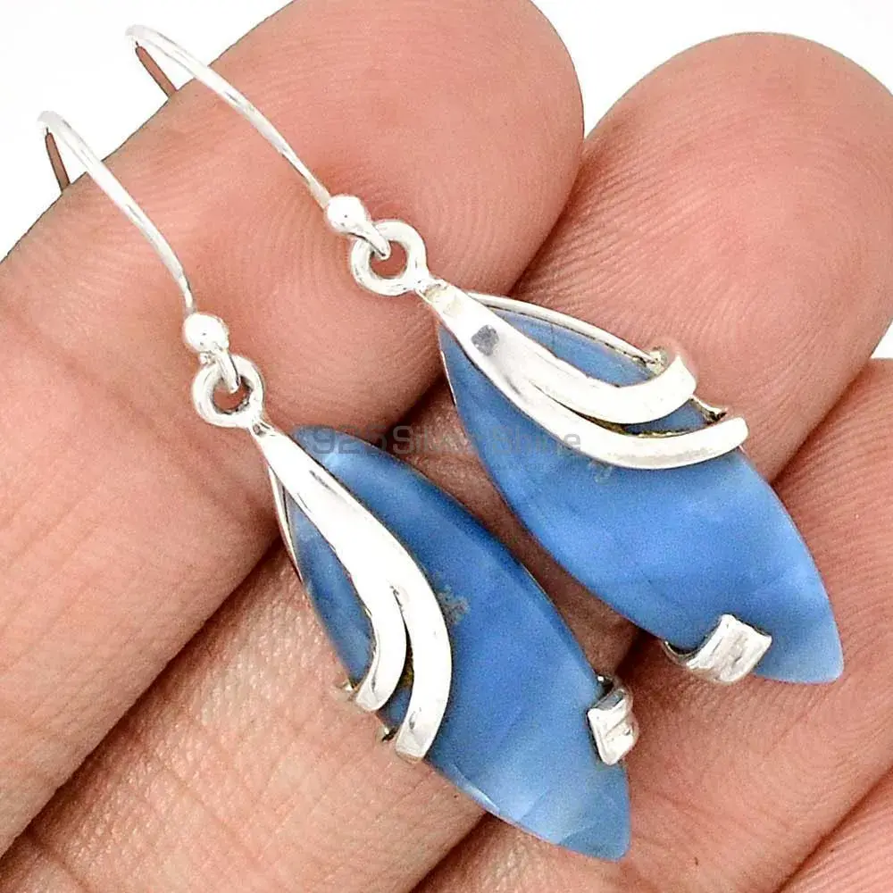925 Sterling Silver Earrings In Semi Precious Agate Gemstone 925SE2112_0