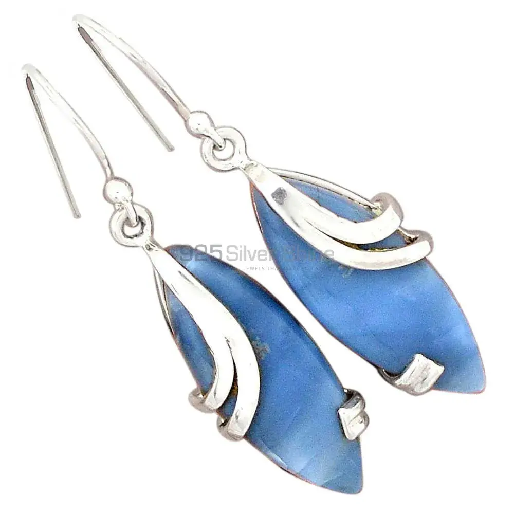 925 Sterling Silver Earrings In Semi Precious Agate Gemstone 925SE2112_1